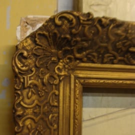 Lijst kader antiek decoratie goud brons