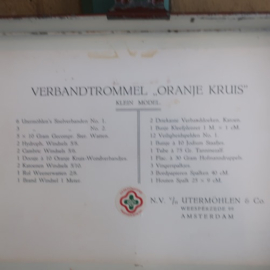 Verbandtrommel Oranje Kruis Utermohlen's origineel