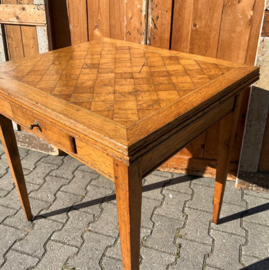 Eettafel met la 1930 origineel uitschuif VERKOCHT
