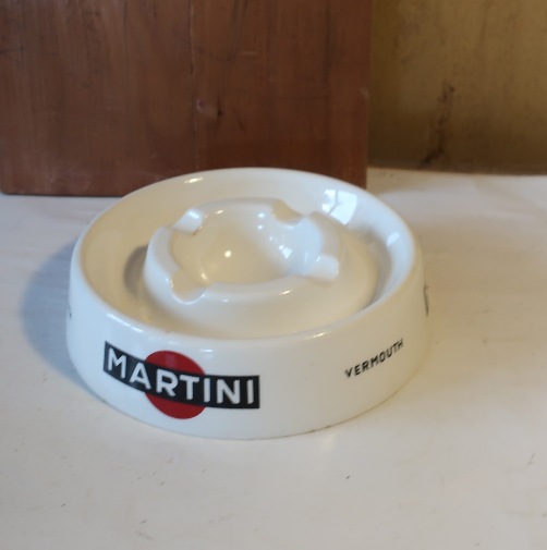 Martini Vermouth asbak vintage Ø 17 cm Regout