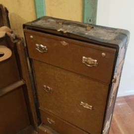 Reisgarderobe reiskoffer steamtrunk VERKOCHT