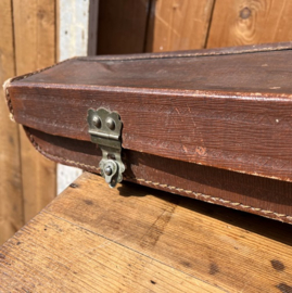 Koffer bruin origineel instrument 65 x 23 x 18