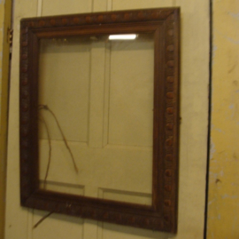 Lijst origineel 1930 hout met glas VERKOCHT