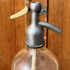 Spuitwaterfles sodafles Budapest blank glas