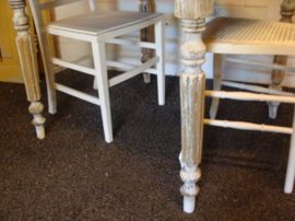 Boeren tafel eettafel 85 x 80 lade cafe brocante Frankrijk VERKOCHT