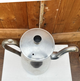 Koffiepot theepot origineel aluminium VERKOCHT