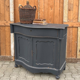 Penantkast commode grijs Biedermeier 106 cm