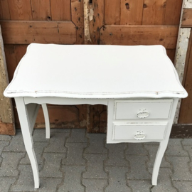 Buro bureau kinderbureau wit Queen Ann VERKOCHT