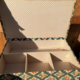 Ladekastje stoffen bekleding sieraden 26 cm