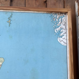 Schoolplaat Groot Brittannië wandkaart 82 x 105