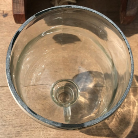 Stolp glas rond 24,5 cm hoog fles model