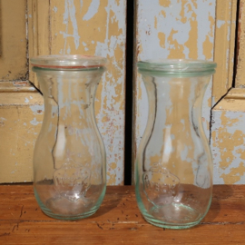 Weck fles weckfles 1/4 liter sapfles origineel glas