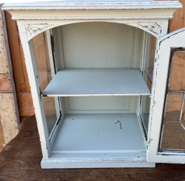 Vitrine sier kastje pronk wand kast VERKOCHT