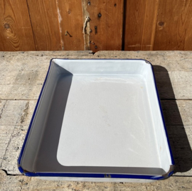 Emaille bak doka ontwikkelbad schaal wit