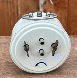 Wekker Commodoor origineel wit VERKOCHT