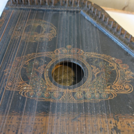 Citer zither snaarinstrument origineel OPKNAPPER