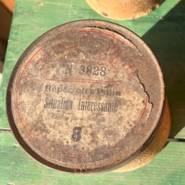 Cylindres Pathe 1900 in koker grammo Patho foon