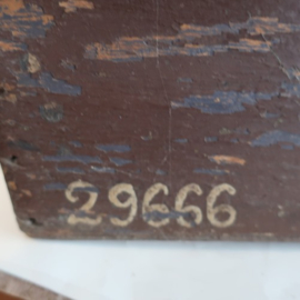 Kist koffer hout origineel plat 57 cm