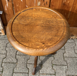 Wijntafel bijzettafel haltafel hout Ø 45 cm