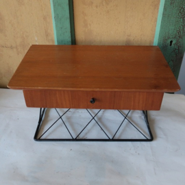 Wandschap rek vintage mid century VERKOCHT