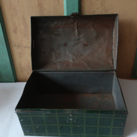 Brood beschuit blik trommel 36 x 22,5 x 20