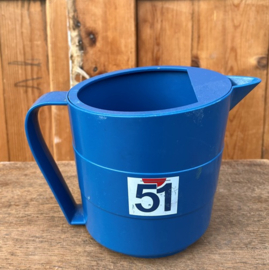 Waterkan kan Pastis 51 blauw plastic Frankrijk
