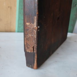 Letterbak origineel hout antiek la 82 cm