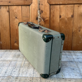 Koffer groen vintage retro origineel 46 cm