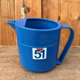 Waterkan kan Pastis 51 blauw plastic Frankrijk