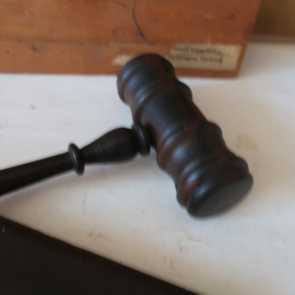Hamer voorzitter voorzittershamer VERKOCHT