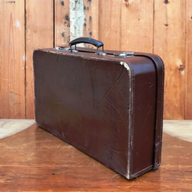 Koffer bruin koffertje 45 cm VERKOCHT