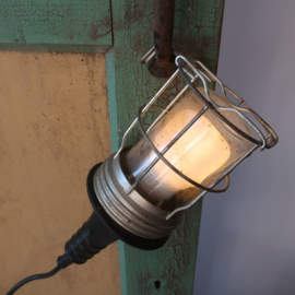 Looplamp kooilamp industrie origineel zwart