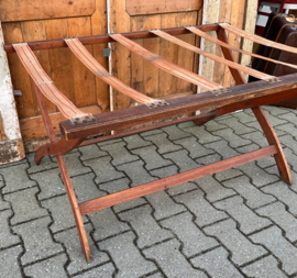 Kofferstandaard kofferrek hout Engeland VERKOCHT