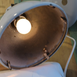 Lamp Philips Helioflux grijs emaille VERKOCHT