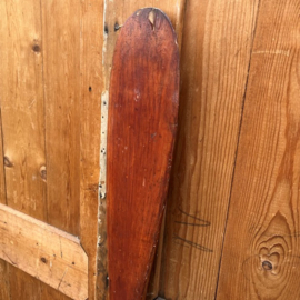 Peddel 125 cm roeispaan spaan hout decoratie
