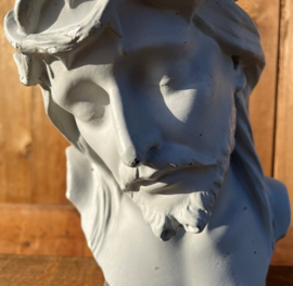Jezus beeld buste op voet origineel VERKOCHT