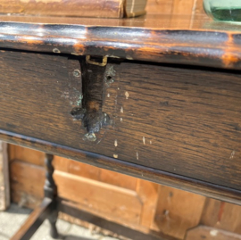 Bijzettafel hal tafel sidetable met klep Engeland