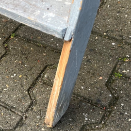Oude houten trap ladder schilderstrap VERKOCHT