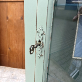 Vitrine kastje sier hoek pronk Engeland groen