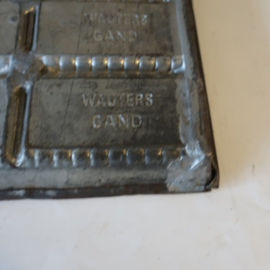Mal Wauters Gand koek chocolade metaal