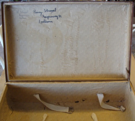 Koffer donker bruin 68 x 38 origineel