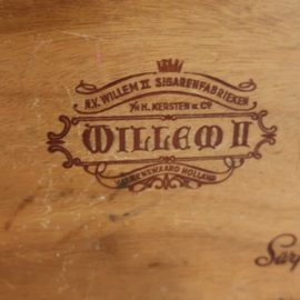 Houten kist origineel sigaar Willem II Surprise
