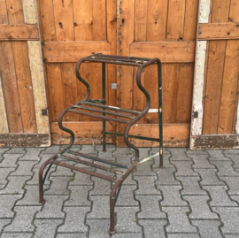 Oude trap ladder schilderstrap metaal 77 cm