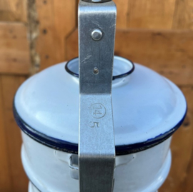 Emaille lunchtrommel tiffin dabba 5 bakken
