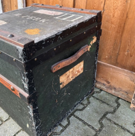 Hutkoffer deken scheeps kist koffer VERKOCHT