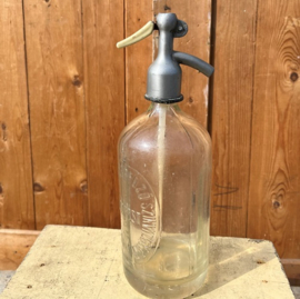 Spuitwaterfles sodafles Budapest blank glas