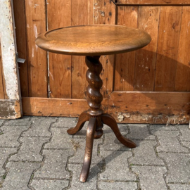 Wijntafel bijzettafel haltafel hout Ø 45 cm