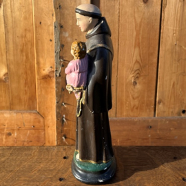 Heilige Antonius met kind origineel 30 cm