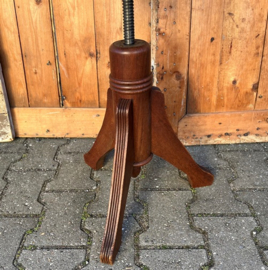 Pianokruk hout 1930 origineel eiken Ø 37 cm
