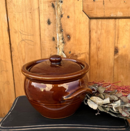 Pot stoof origineel bruin 15 cm VERKOCHT